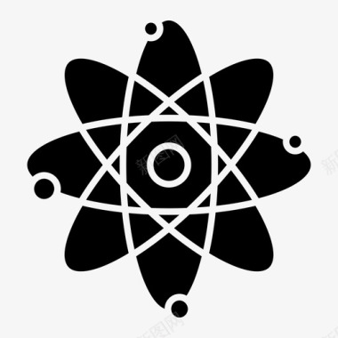 原子教育核图标图标