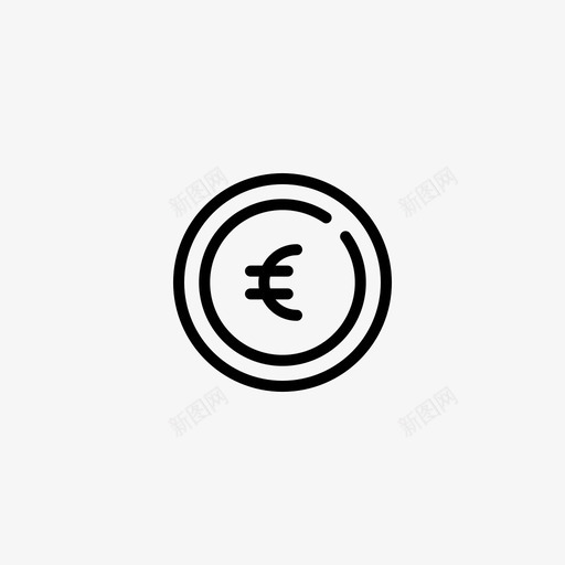 硬币荷兰20直线图标svg_新图网 https://ixintu.com 直线 硬币 荷兰