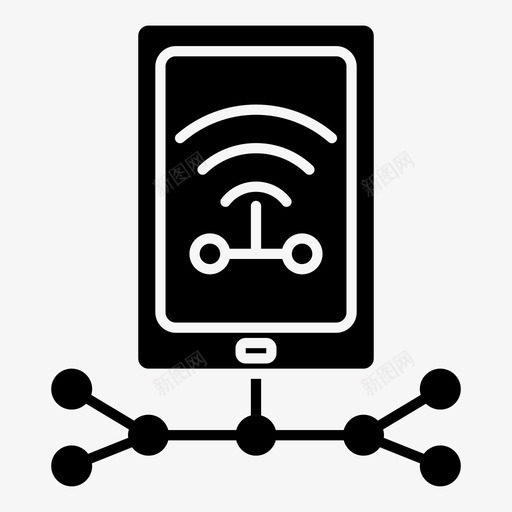 智能手机设备移动设备图标svg_新图网 https://ixintu.com 手机 技术 智能 移动 网络 设备