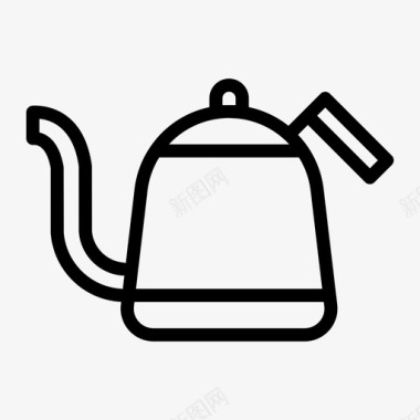 渗滤器咖啡机热水图标图标