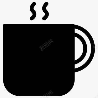 咖啡杯休息时间咖啡休息图标图标