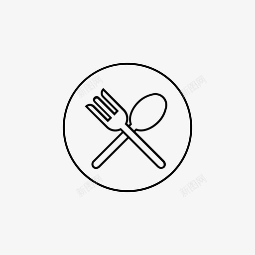 吃食物美食家图标svg_新图网 https://ixintu.com 厨房 吃 美食家 食物 食物和吃 餐厅