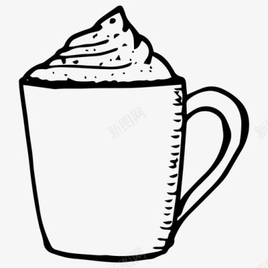 鸡尾酒咖啡饮料图标图标