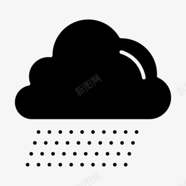 云加拿大雨图标图标
