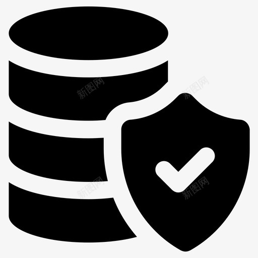 数据数据保护数据安全图标svg_新图网 https://ixintu.com 个人 保护 安全 数据