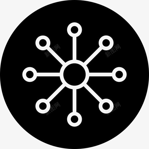 社区连接网络图标svg_新图网 https://ixintu.com 共享 搜索引擎优化徽章 社区 网络 连接