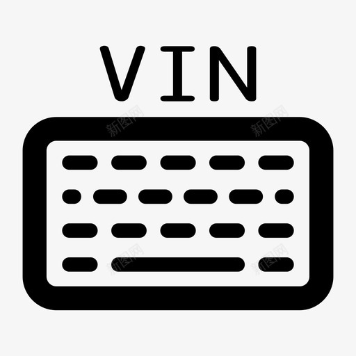 VIN键盘svg_新图网 https://ixintu.com VIN键盘