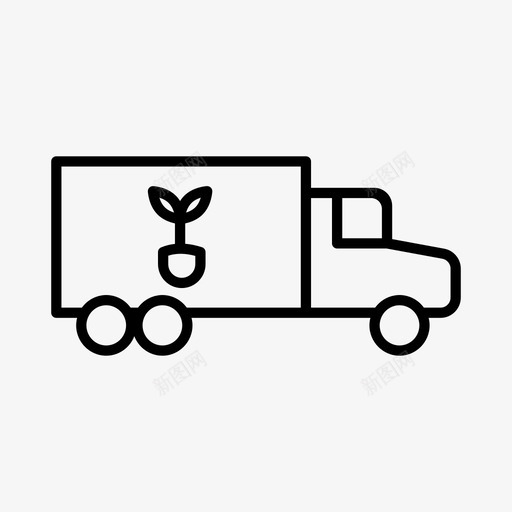 农用运输农业食品卡车图标svg_新图网 https://ixintu.com 农业 农用运输 运输 食品卡车
