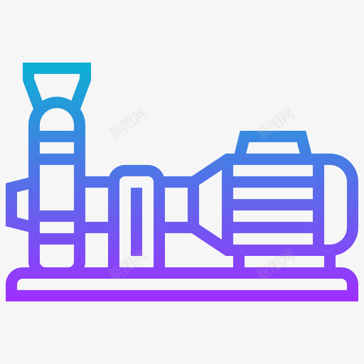 泵工业过程24梯度图标svg_新图网 https://ixintu.com 工业 梯度 过程