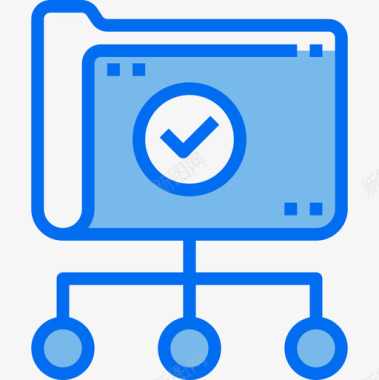 文件夹datamanager6蓝色图标图标