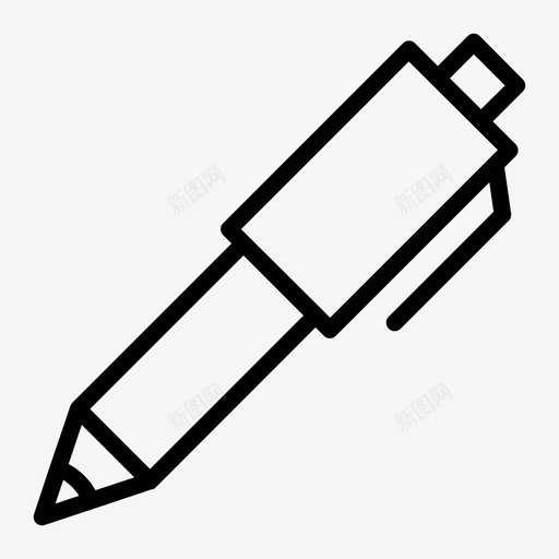 笔编辑铅笔图标svg_新图网 https://ixintu.com 写作 学校 学校图标设置大纲 笔 编辑 铅笔