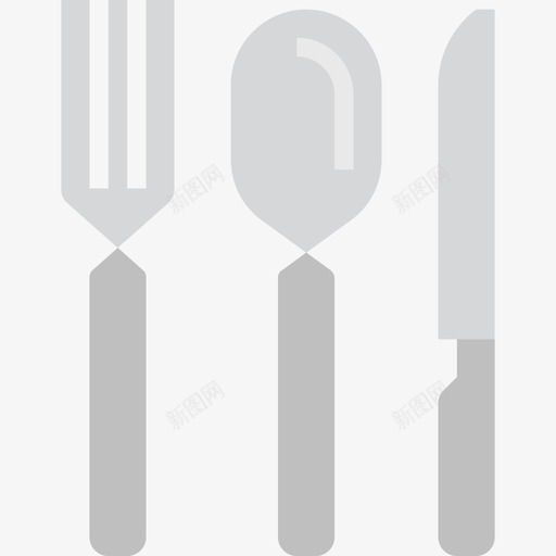餐具厨房和炊具3扁平图标svg_新图网 https://ixintu.com 厨房和炊具3 扁平 餐具