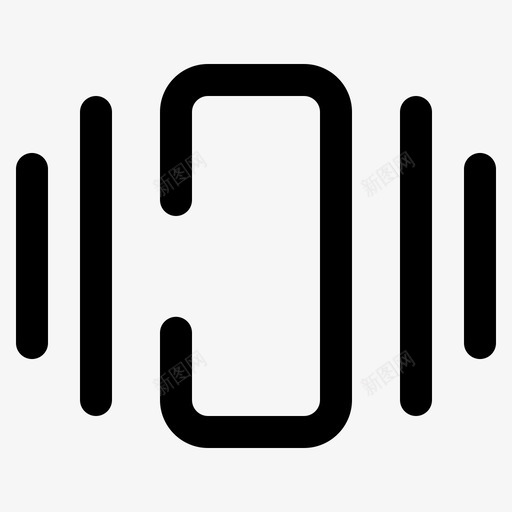 振动基本移动图标svg_新图网 https://ixintu.com 基本 基本用户界面独特风格 振动 模式 移动 静音