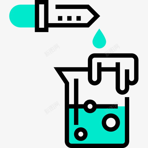 烧杯化学单色单色图标svg_新图网 https://ixintu.com 化学 单色 烧杯