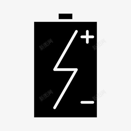 电池充电蓄电池能量图标svg_新图网 https://ixintu.com 电池充电 电源 能量 蓄电池 购物