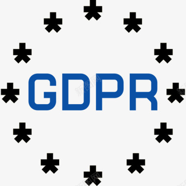 GDPR数据保护22线性颜色图标图标