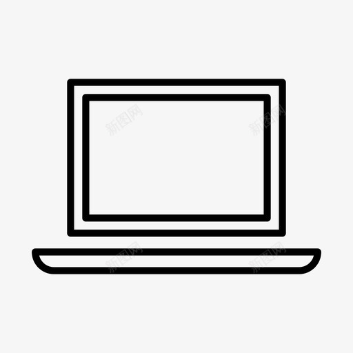 笔记本电脑macbookpc图标svg_新图网 https://ixintu.com macbook pc 平板电脑 笔记本电脑 设计师