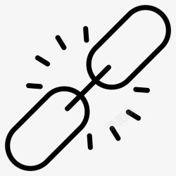 设置剪辑断开的url附加剪辑图标高清图片