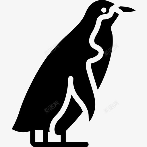 企鹅北极17填充图标svg_新图网 https://ixintu.com 企鹅 北极17 填充