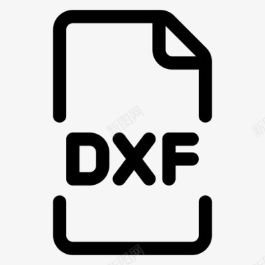 dxf文件格式图标图标