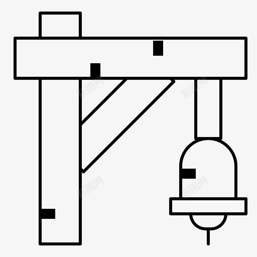 钟标志火车图标svg_新图网 https://ixintu.com 交通 标志 火车 火车站细线 钟