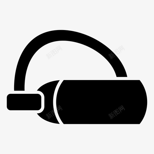 vr头盔vr护目镜虚拟现实黑暗图标svg_新图网 https://ixintu.com vr 头盔 护目镜 虚拟现实 黑暗