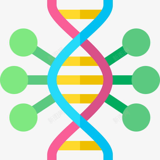 生物工程2基因组图标svg_新图网 https://ixintu.com 基因组 生物工程