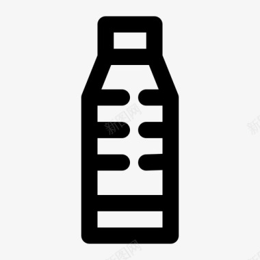 塑料瓶饮料水图标图标