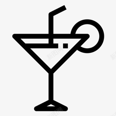 鸡尾酒饮料食物图标图标