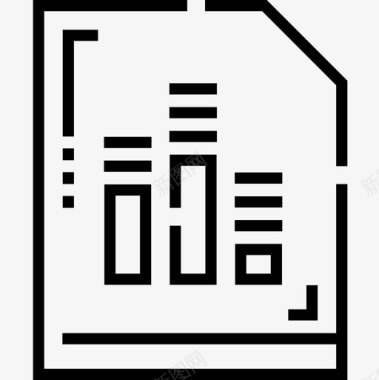 文件音乐64线性图标图标