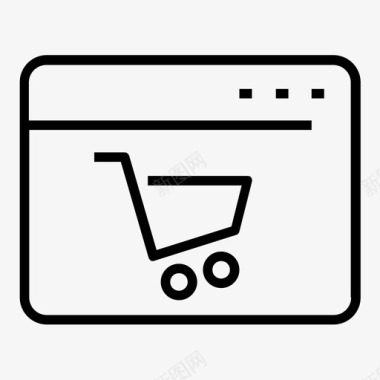 购物网站网站购物线路图标集1图标