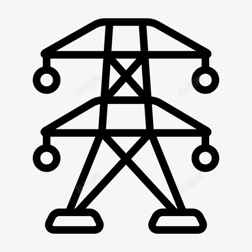 能量学电线杆智能城市1图标svg_新图网 https://ixintu.com 城市 智能 电线杆 能量