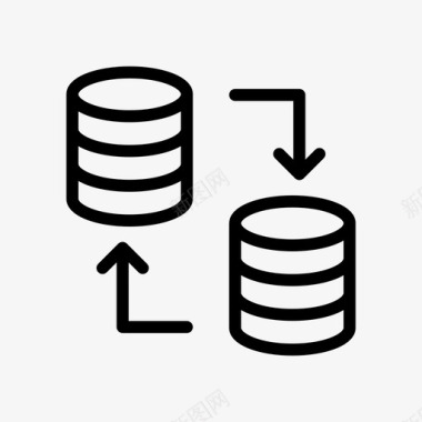 文件共享数据库文件共享行图标图标