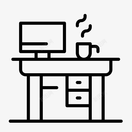工作笔记本电脑办公室图标svg_新图网 https://ixintu.com 办公室 大纲 工作 常规 找工作 电脑 笔记本