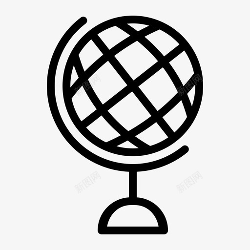 地球地理地图图标svg_新图网 https://ixintu.com 世界 地图 地球 地理 导航 教育