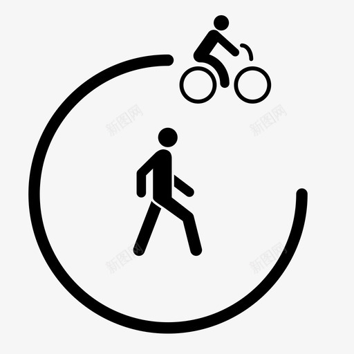 骑车享受时间图标svg_新图网 https://ixintu.com 享受 旅行 时间 骑车