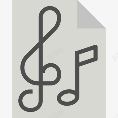 音乐文件多媒体50平板图标图标