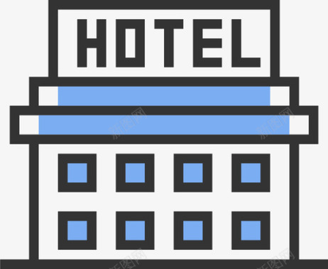 gldzb_Hotel building图标