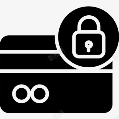 信用卡网络安全9可靠图标图标
