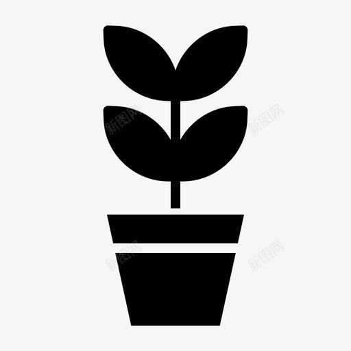植物农业和农民3固体图标svg_新图网 https://ixintu.com 农业 农民 固体 植物
