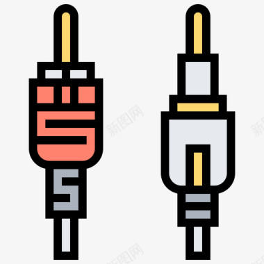 插孔连接器连接器类型线颜色图标图标