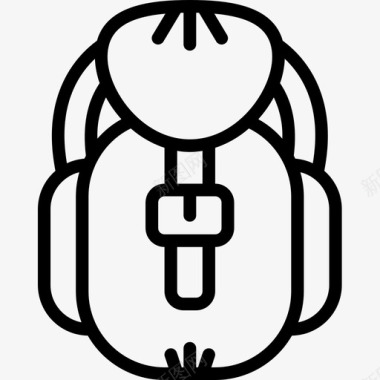 背包袋子线装图标图标