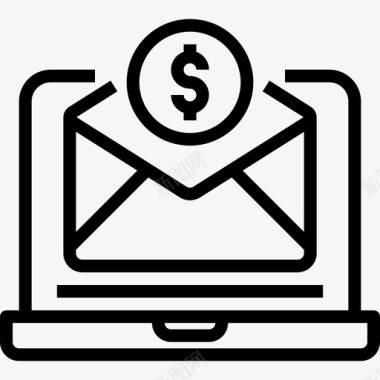 电子邮件业务概念3直邮图标图标