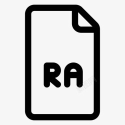 RA文件格式radoc文件图标高清图片