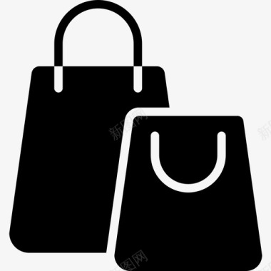 购物袋电子商务119字形图标图标
