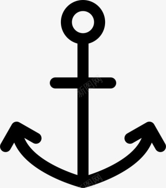锚船海军图标图标