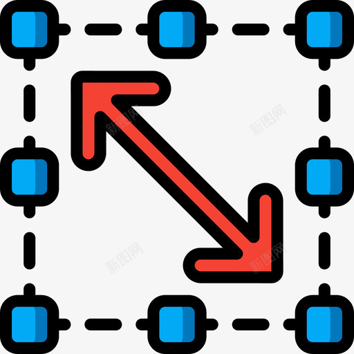 尺寸调整响应式36线性颜色图标svg_新图网 https://ixintu.com 响应 尺寸 线性 设计 调整 颜色