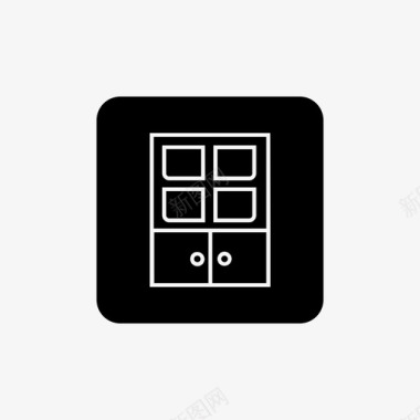 架子橱柜集装箱图标图标