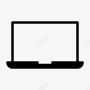笔记本电脑电脑mac图标图标