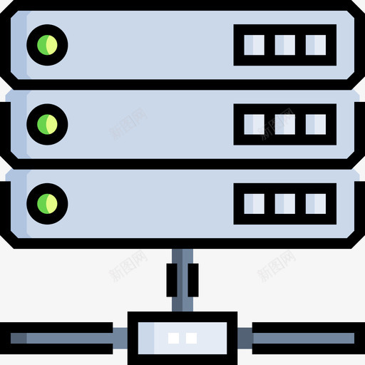 服务器杂项59线性颜色图标svg_新图网 https://ixintu.com 服务器 杂项59 线性颜色